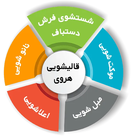 انواع خدمات در قالیشویی هروی